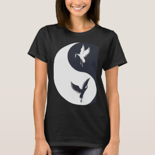 Camiseta Yin Yang Qi Gong Blanco chino