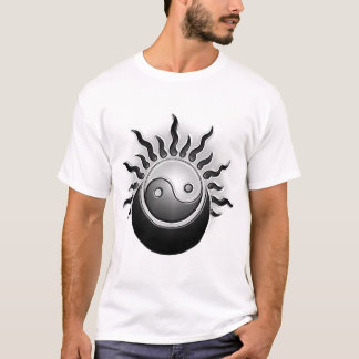 Camiseta yin yang relieve