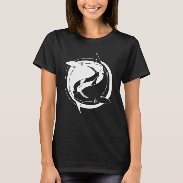 Camiseta Yin Yang Shark (Anverso)