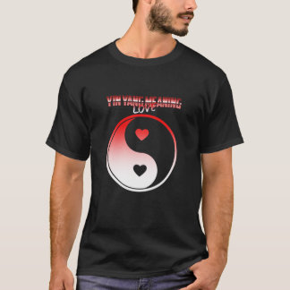 Camiseta Yin Yang significa amor