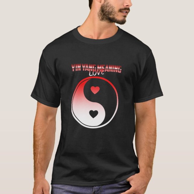 Camiseta Yin Yang significa amor (Anverso)