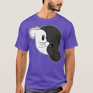 Camiseta Yin Yang símbolo de balance de hámster ratones Yin