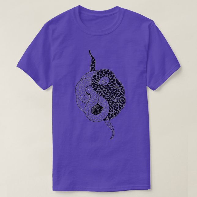 Camiseta Yin Yang Snakes (Diseño del anverso)