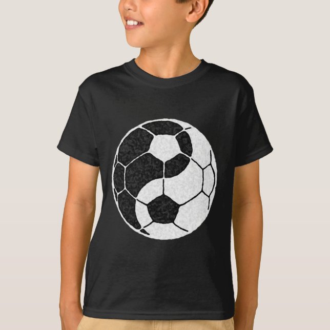 Camiseta Yin Yang Soccer Graphic For Men Women Boys And Gir (Anverso)
