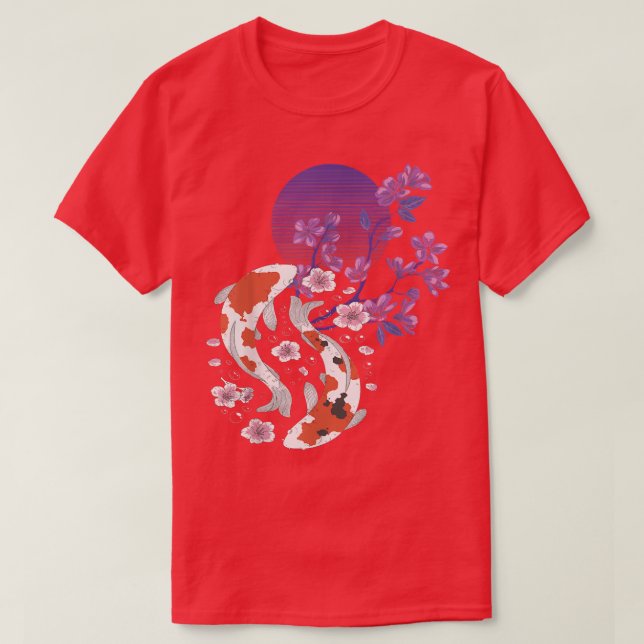 Camiseta Yin Yang Spring Cherry Blossom Flo (Diseño del anverso)