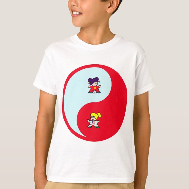 Camiseta yin yang tai t'ai chi ji artes marciales chicas li (Anverso)