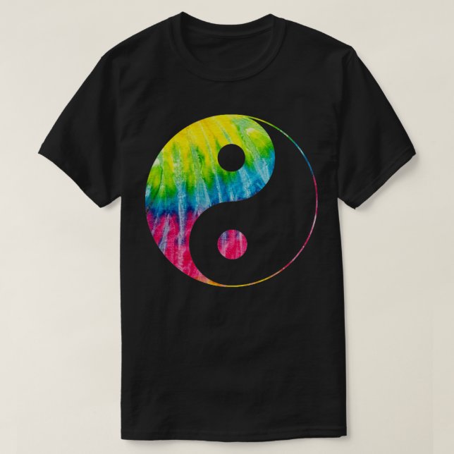 Camiseta Yin Yang Tie Dye (Diseño del anverso)