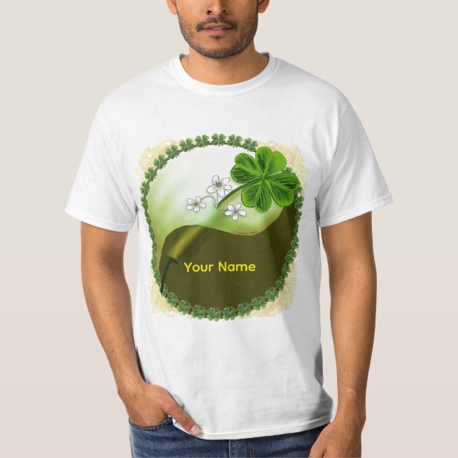 Camiseta Yin Yang Trébol (Anverso)