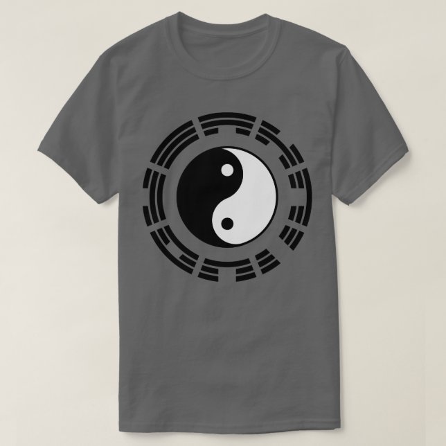 Camiseta Yin Yang Trigram Tercera Serie Cultural (Diseño del anverso)