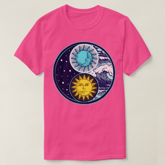 Camiseta Yin Yang Universe (Diseño del anverso)