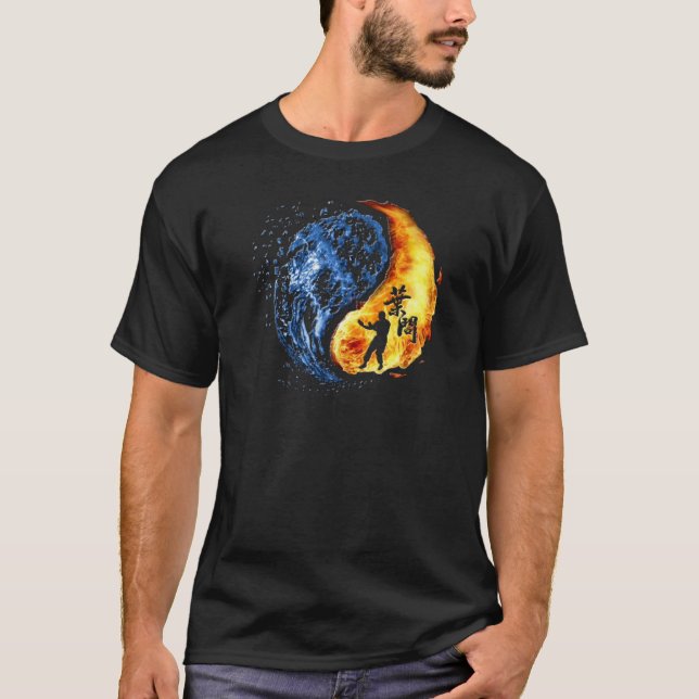 Camiseta Yin Yang (Wing Chun) Ip Man Linage (Anverso)