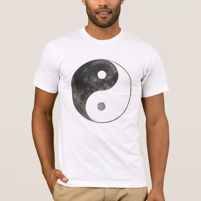 Camiseta Yin Yang with moon - I-Ching (Anverso)