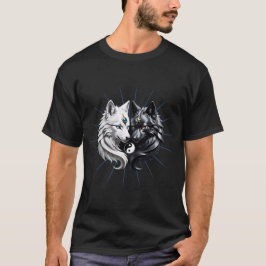 Camiseta Yin Yang Wolves.