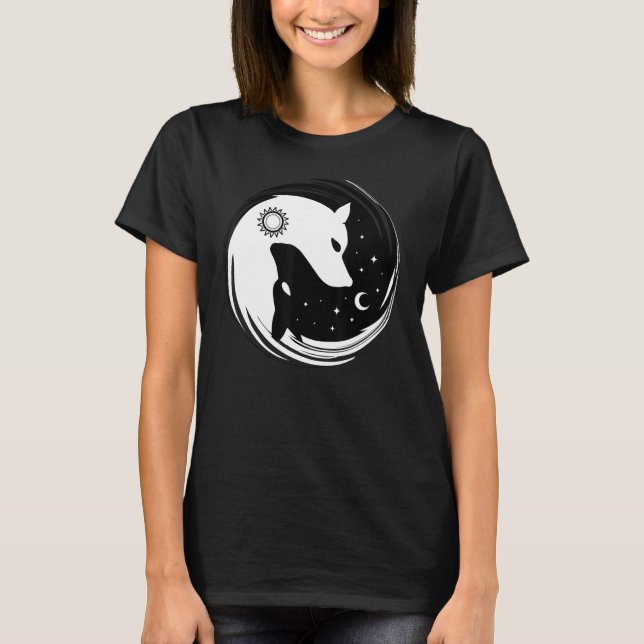 Camiseta Yin Yang Wolves Gift Wolf (Anverso)