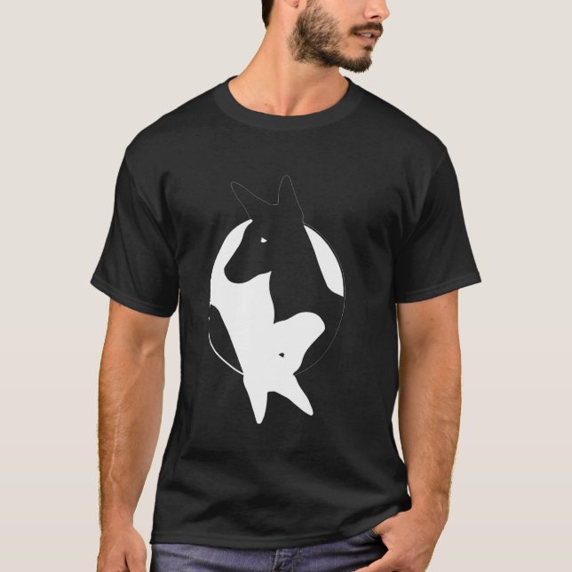 Camiseta Yin Yang Xolo Funny Símbolo Xoloitzcuintli Zen Med (Anverso)