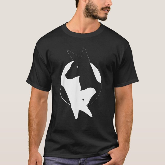 Camiseta Yin Yang Xolo Funny Símbolo Xoloitzcuintli Zen Med (Anverso)