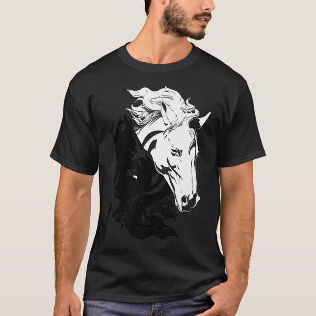 Camiseta Yin-yang Year Of The Horse 2026 Happy Chinese New  (Anverso)