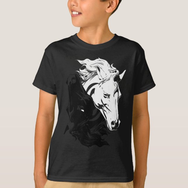 Camiseta Yin-yang Year Of The Horse 2026 Happy Chinese New  (Anverso)