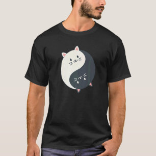 Camiseta Yin Yang Yoga Zen Gatitos Lindos para Yoga 2