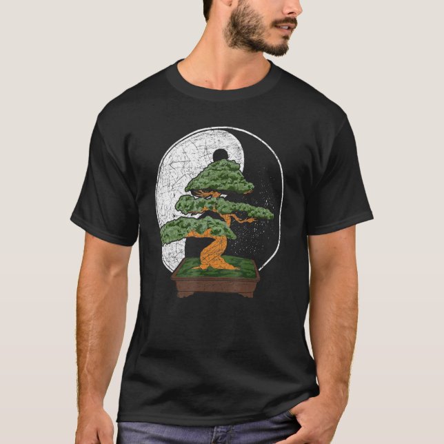 Camiseta Yin Yang Zen Budismo japonés estético japonés Bon (Anverso)