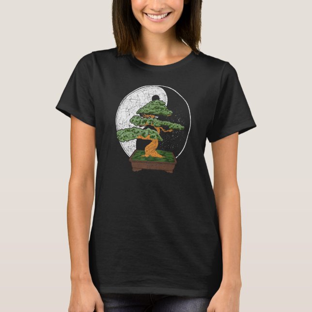 Camiseta Yin Yang Zen Budismo japonés estético japonés Bon (Anverso)