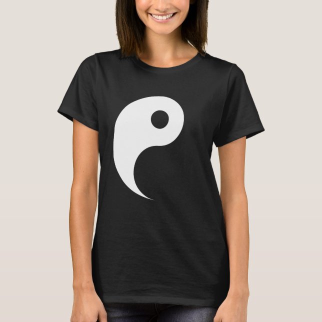 Camiseta Yin - Yin Yang Parejas Vestir, Pareja Hombres y Mu (Anverso)