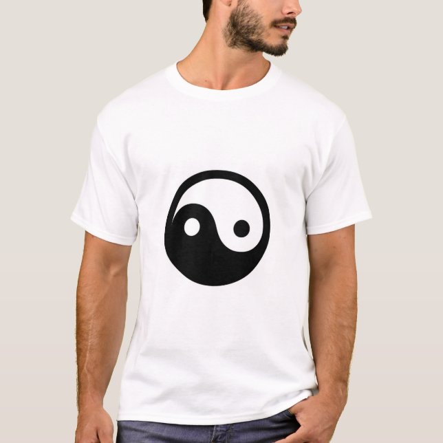 Camiseta ying e yang (Anverso)