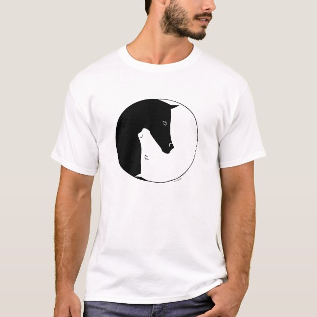 Camiseta Ying ecuestre Yang (Anverso)