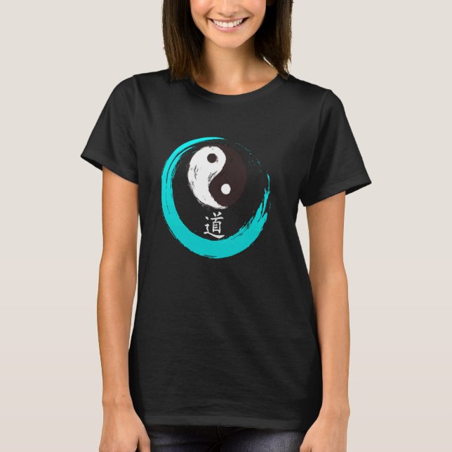 Camiseta Ying y Yang Body y Soul Símbolos Chinos China (Anverso)