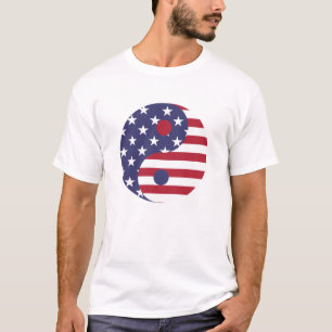 Camiseta Ying y Yang estadounidenses