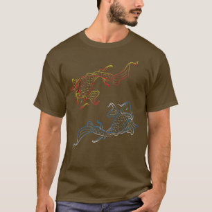 Camiseta Ying Yang Koi Fish