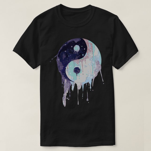 Camiseta Ying Yang Watercolor (Diseño del anverso)