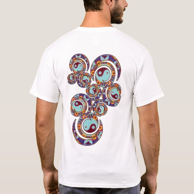 Camiseta YinYang Marble Swirls Shirt (Reverso)
