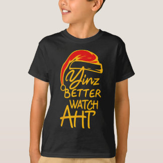 Camiseta Yinzer Christmas Pittsburgh Santa Yinz Better Watc