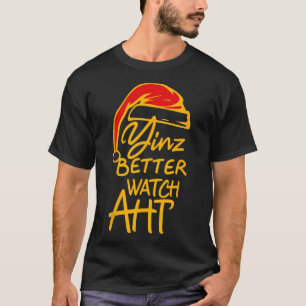Camiseta Yinzer Navidades Pittsburgh Santa Yinz Better Watc