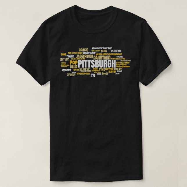 Camiseta Yinzer Pittsburghese Pittsburgh Jagoff Pride Penns (Diseño del anverso)