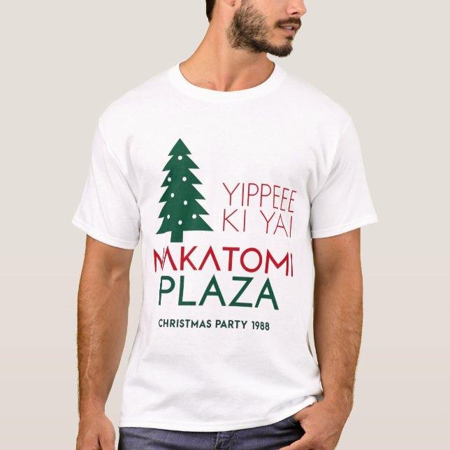 Camiseta Yippee ki yai Nakatomi plaza (Anverso)