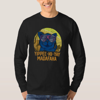 Camiseta Yippee Ki Yay Madafaka Cat 6