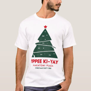 Camiseta Yippee Ki Yay Nakatomi plaza navidades eléctricos