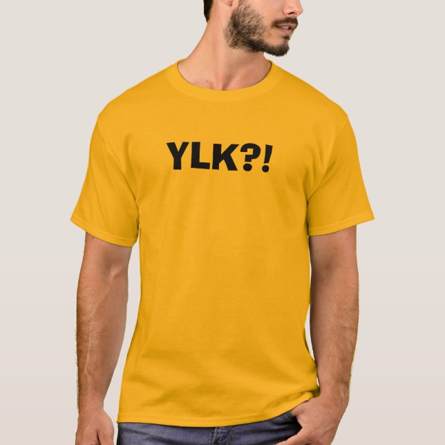 CAMISETA ¡YLK?! (Anverso)
