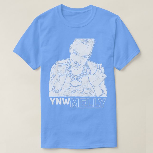 Camiseta YNW Melly White (Diseño del anverso)