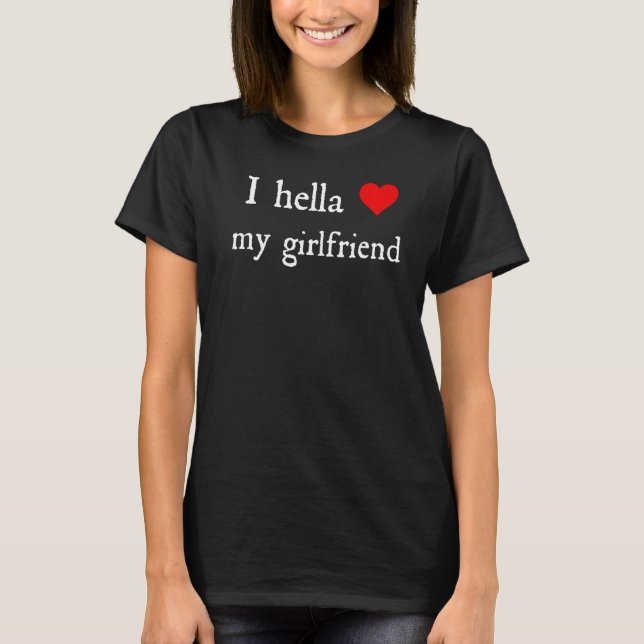 Camiseta Yo amo a mi novia (Anverso)