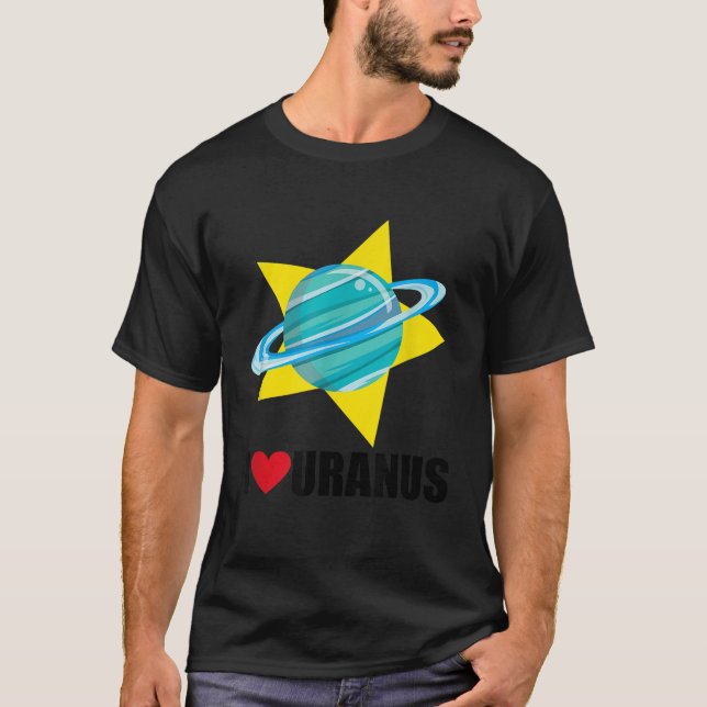 Camiseta Yo amo a Urano (Anverso)