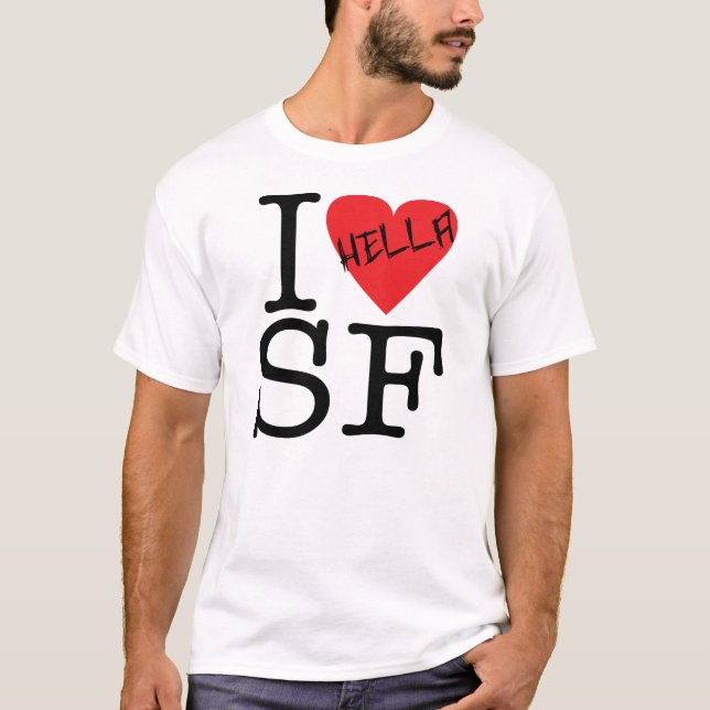 Camiseta Yo amo el SF (Anverso)