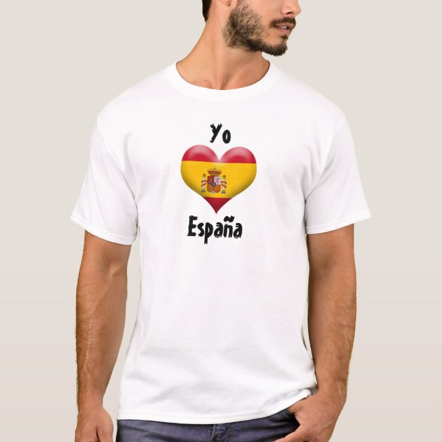 Camiseta Yo Amo España (Anverso)