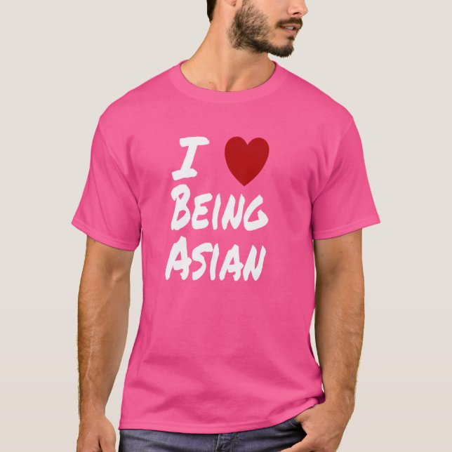 Camiseta Yo (Amor) Ser Chino Japonés Asiático (Anverso)