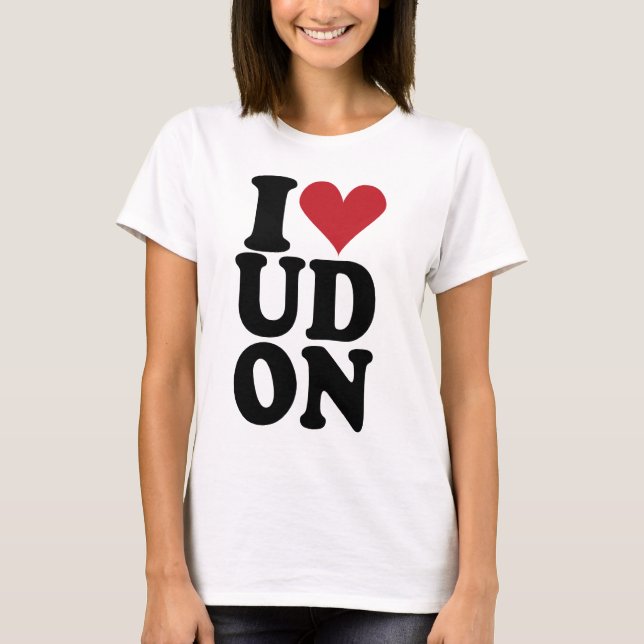 CAMISETA YO-AMOR-UDON (Anverso)