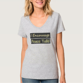 Camiseta "¡Yo animo a hablar de paz!" Diseño Cuto. ¡Hazte c