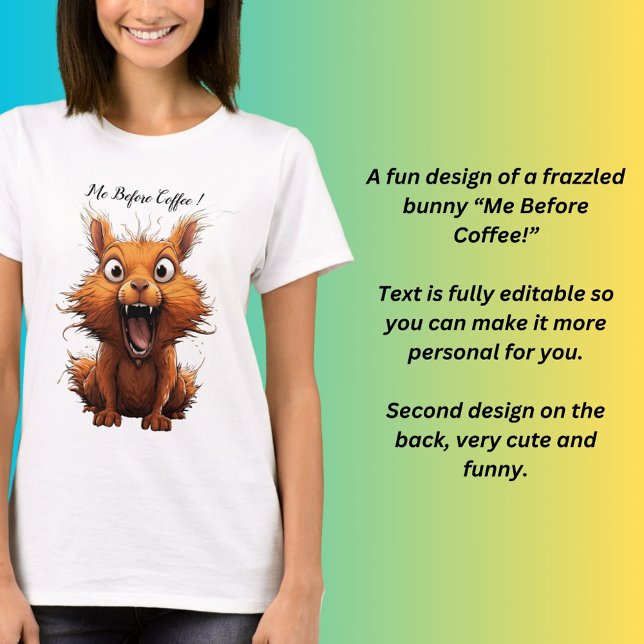 Camiseta ¡Yo Antes Del Café! (Subido por el creador)