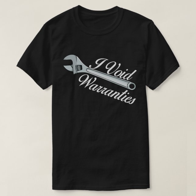 Camiseta yo anulo garantías (Diseño del anverso)